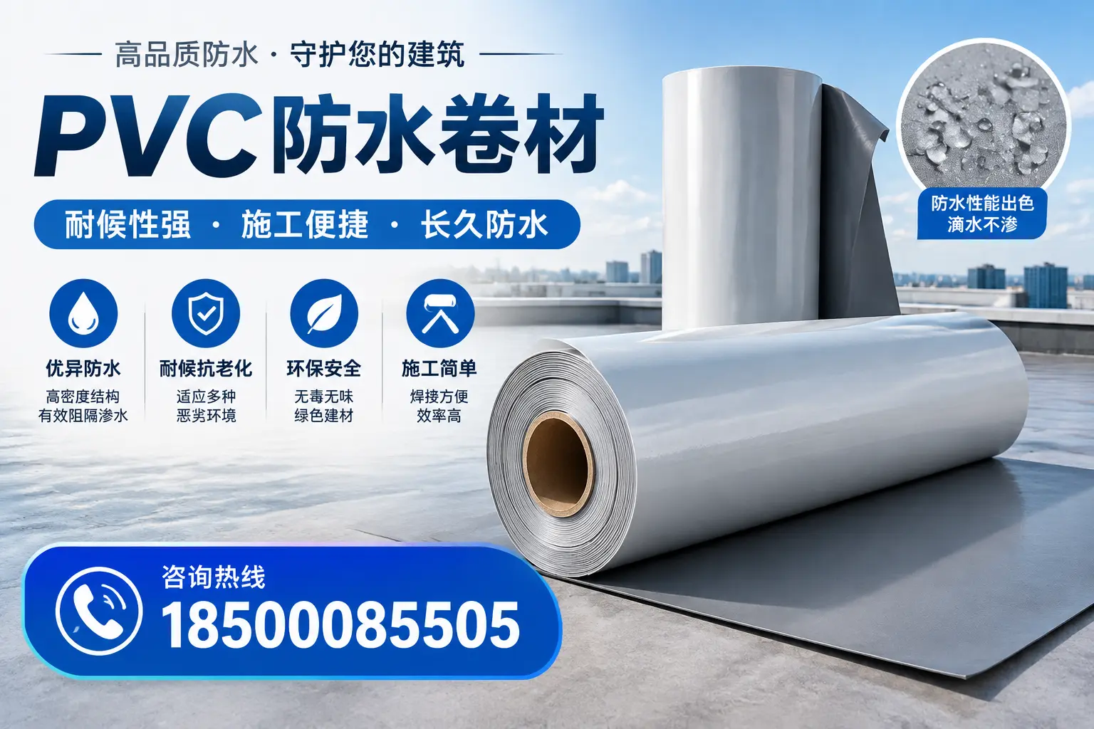 pvc防水卷材在无锡的行业应用前景分析